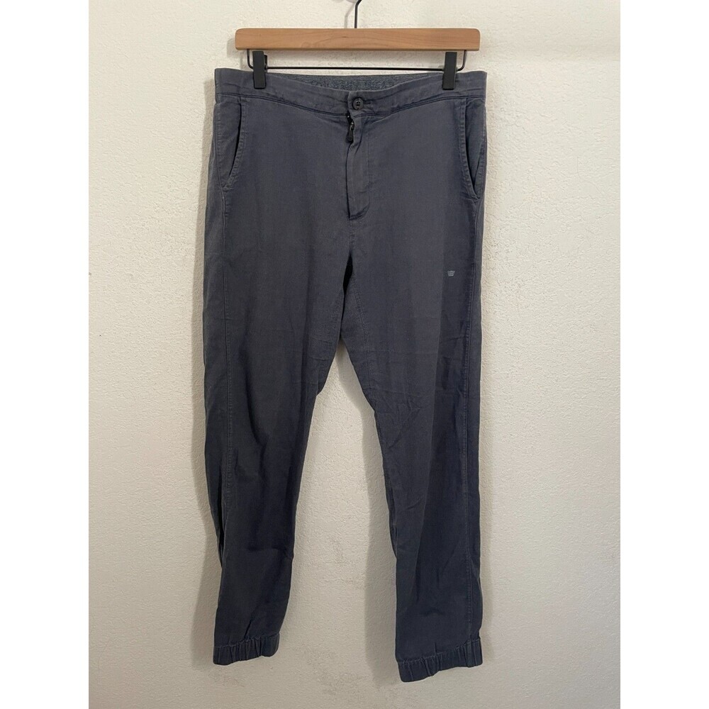Mack Weldon Charcoal Gray Daily Wear Jogger Chino Pants Men's Size Medium